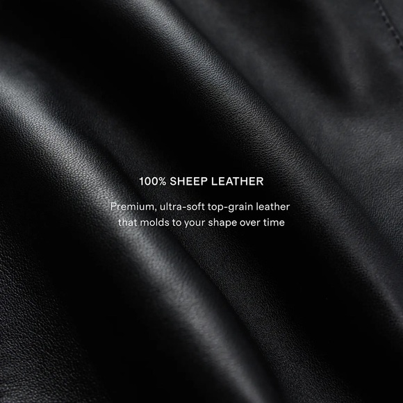 QUINCE 100% Leather Oversized Bomber Jacket - Picture 6 of 11